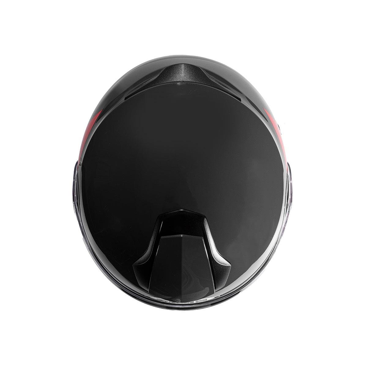 Zeus ZS-3050 BE7 Gri Kırmızı Çene Açılır Kask