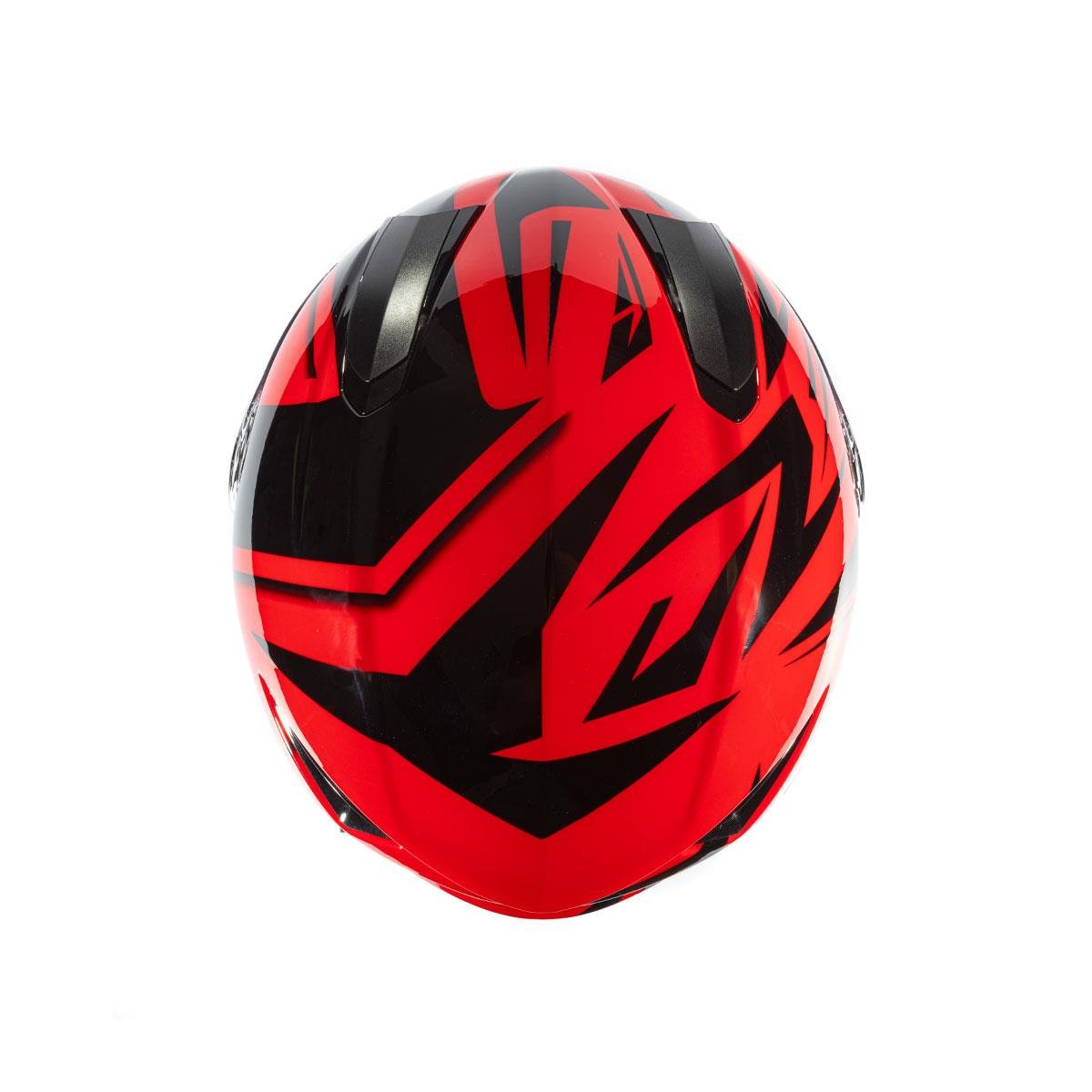 Zeus ZS-811A AL-34 Kırmızı Siyah Kapalı Kask