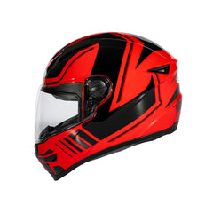 Zeus ZS-811A AL-34 Kırmızı Siyah Kapalı Kask