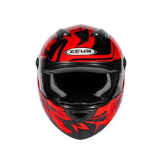 Zeus ZS-811A AL-34 Kırmızı Siyah Kapalı Kask