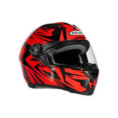 Zeus ZS-811A AL-34 Kırmızı Siyah Kapalı Kask