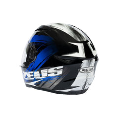 Zeus ZS-811A AL8 Siyah Mavi Kapalı Kask