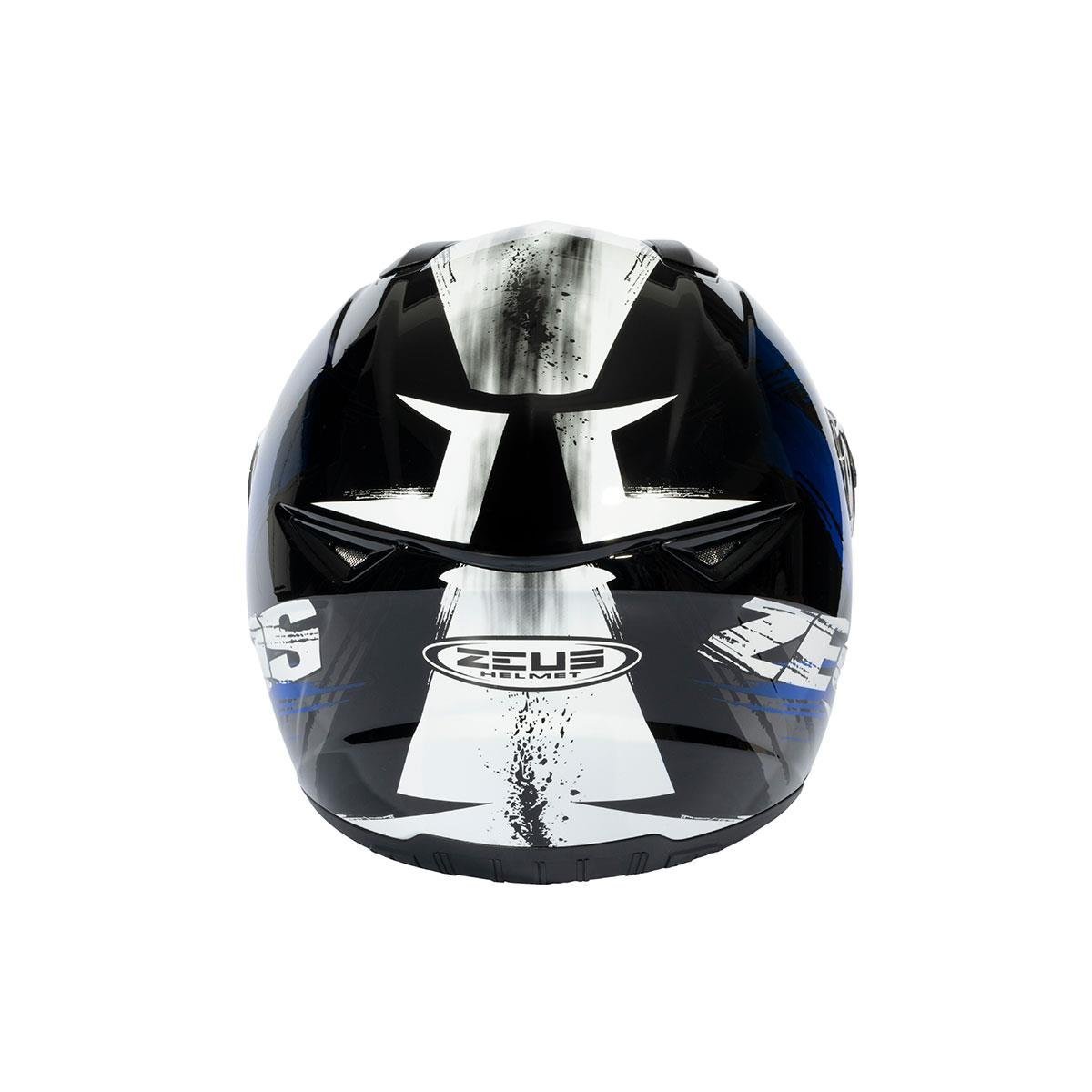Zeus ZS-811A AL8 Siyah Mavi Kapalı Kask