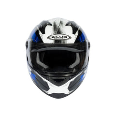 Zeus ZS-811A AL8 Siyah Mavi Kapalı Kask