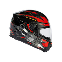 Zeus ZS-813A AN36 Siyah Kırmızı Kapalı Kask