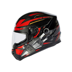 Zeus ZS-813A AN36 Siyah Kırmızı Kapalı Kask